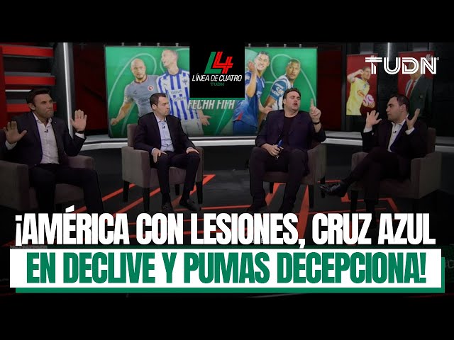 ¿AMÉRICA es el rival a vencer en LIGUILLA? ¿PUMAS, la decepción del torneo? | Resumen Línea de 4