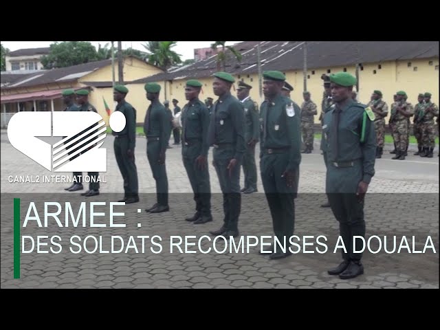 ⁣ARMEE : Des soldats récompensés à Douala