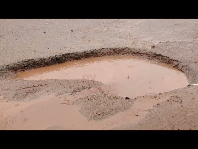 Kira residents upset as road is now collection of potholes