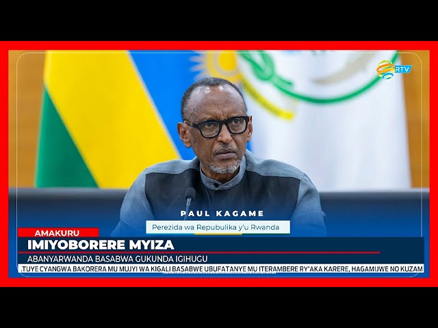 ⁣Perezida Kagame yibukije Abanyarwanda ko bafite inshingano yo kubaka igihugu no kugikorera mu bumwe