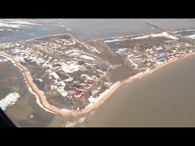 ⁣Вторую волну паводка прогнозируют в Карагандинской области