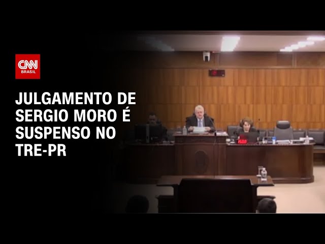 Julgamento de Sergio Moro é suspenso no TRE-PR | CNN ARENA