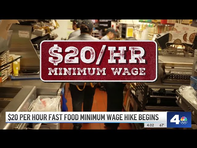 Ripple effects of fast food minimum wage hike across California