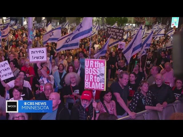 Protestors demand Israel's prime minister resign