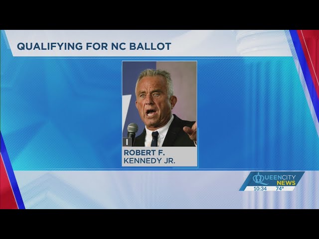 Robert Kennedy Jr. qualifies for NC ballot