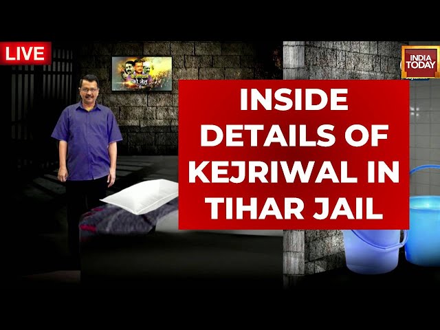 Arvind Kejiwal Jailed LIVE | Details Of Kejriwal In Tihar: 24/7 Surveillance, Sleep On Cement Slab