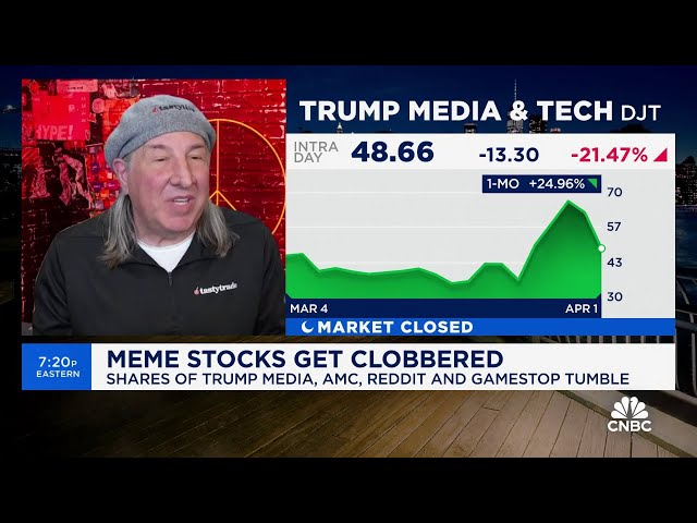 ⁣Stay away from 'old news' meme stocks like AMC and GameStop, says TastyTrade's Tom So
