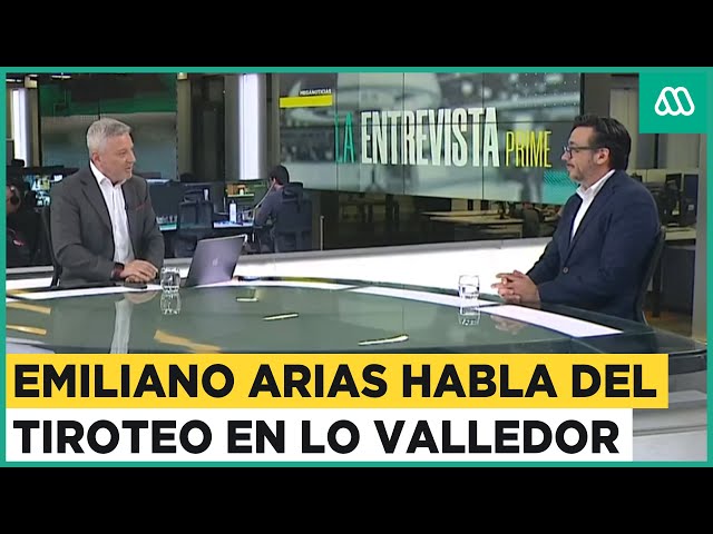 La Entrevista Prime | Fiscal Regional de O'Higgins Emiliano Arias habla del tiroteo en Lo Valle