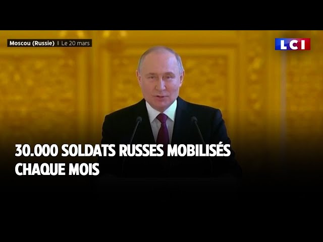 ⁣30 000 soldats russes mobilisés chaque mois 1