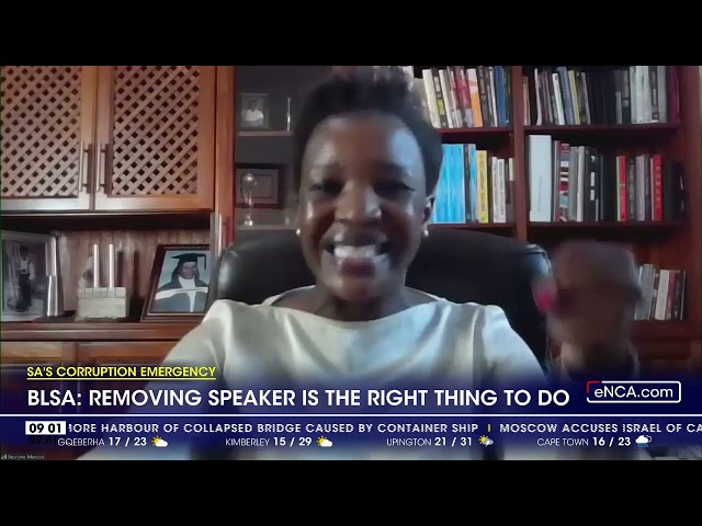 Removing speaker is the right thing to do - BLSA