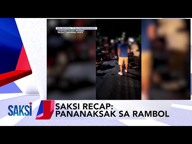 ⁣SAKSI RECAP: Pananaksak sa rambol; Saksak sa leeg; Binaril sa jeep