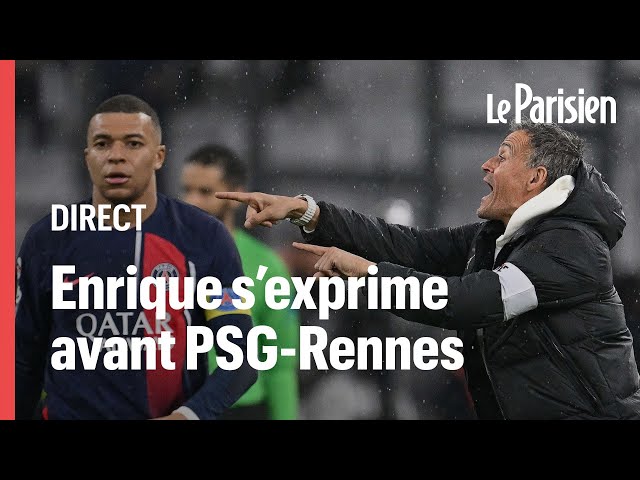  EN DIRECT - PSG, suivez la conférence de presse de Luis Enrique avant le match PSG-Rennes