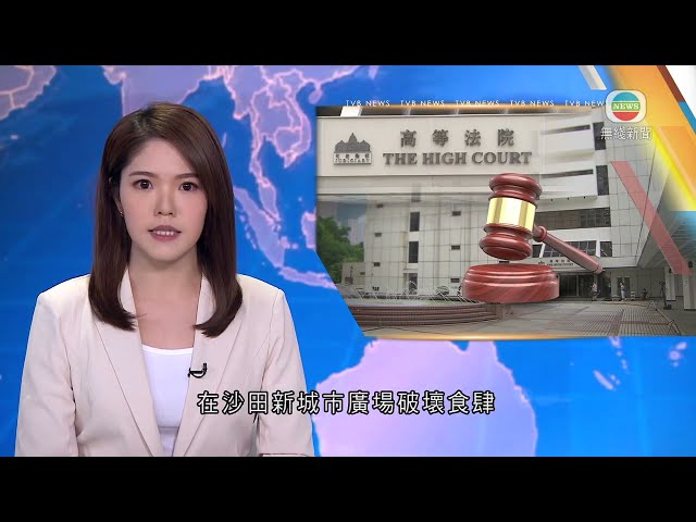 香港新聞｜無綫新聞｜02/04/24 要聞｜男學生煽惑他人刑毀罪成就定罪上訴遭駁回 刑期上訴得直｜TVB News