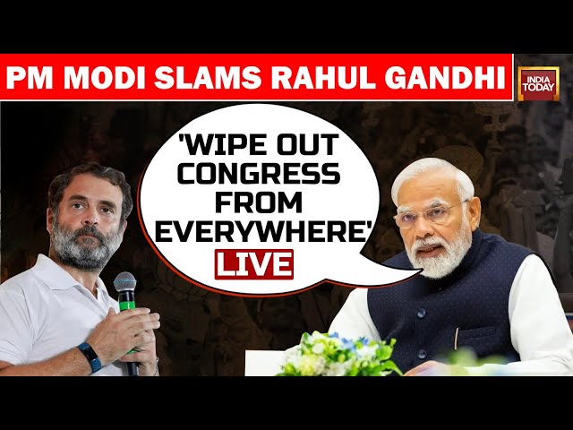 PM Modi LIVE: PM Modi Lashes Out On Opposition| PM Modi Speech LIVE | India Today LIVE