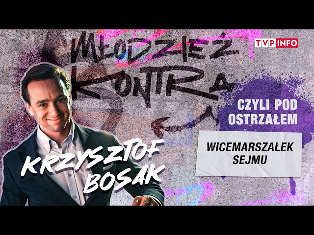 ⁣Krzysztof Bosak w programie "Młodzież kontra... czyli pod ostrzałem"