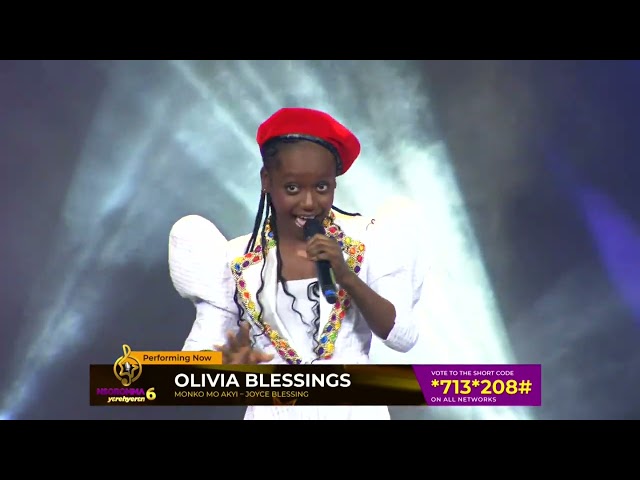 ⁣Nsoromma Season 6: WEEK 9: Olivia Blessings Performed Monko Mo Akyi by Joyce Blessing - Adom TV.