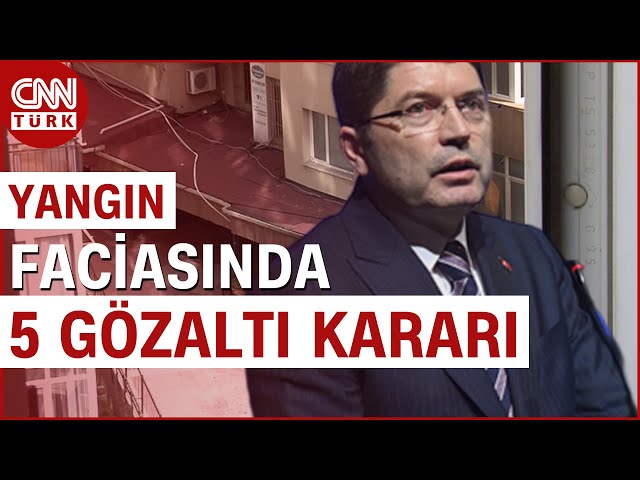 SON DAKİKA! | Şişli'de Yangın Faciası! Bakan Tunç: "5 Gözaltı Var..." #Haber