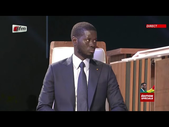 Discours de Mamadou Badio Camara avant la prestation de serment du nouveau Pdt Diomaye Faye