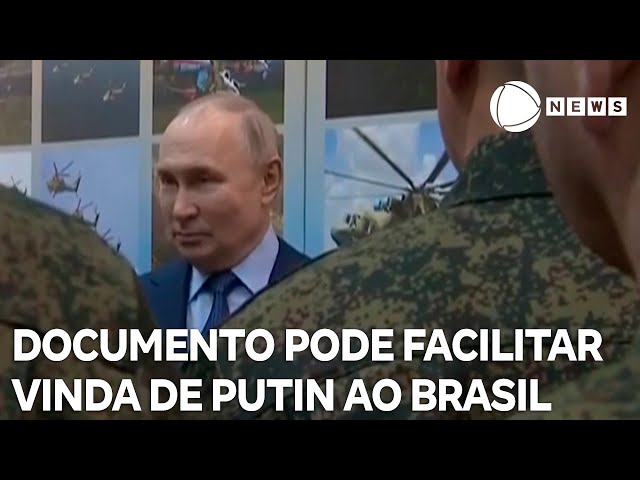 Brasil faz documento que pode ajudar Vladimir Putin vir ao Brasil para cúpula do G20