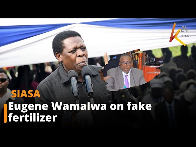 ⁣“Hii mbolea fake inatuonyesha kuwa tuko na wakora kwenye hii serikali,” Eugene Wamalwa