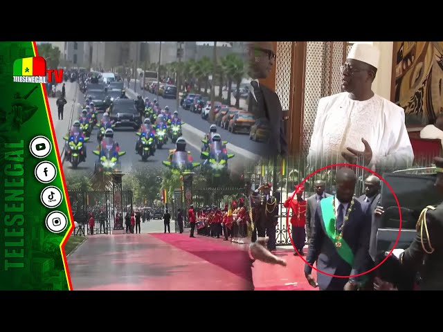 Hoo  Parade exceptionnelle du Président Bassirou Diomaye Faye bien escorté dans les rues de Dakar