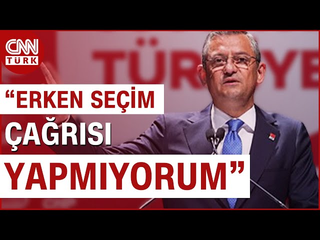 Özgür Özel "Erken Seçim" Tartışmalarına Yönelik Konuştu: "Her An Olacak Gibi Hazırız 