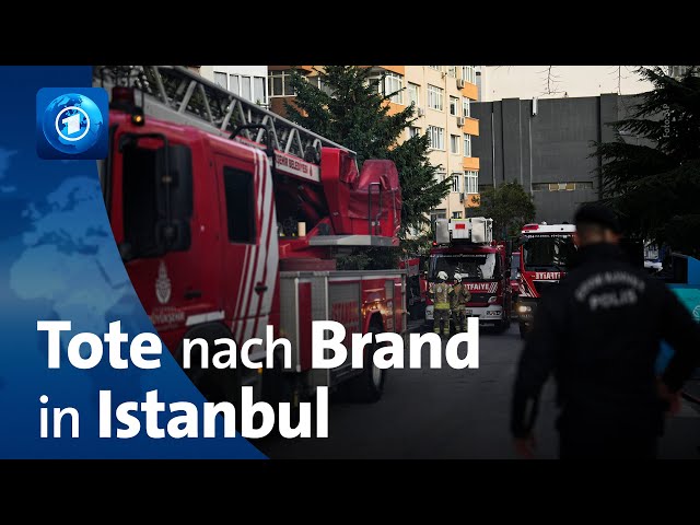 Mindestens 29 Tote nach Brand in Istanbul