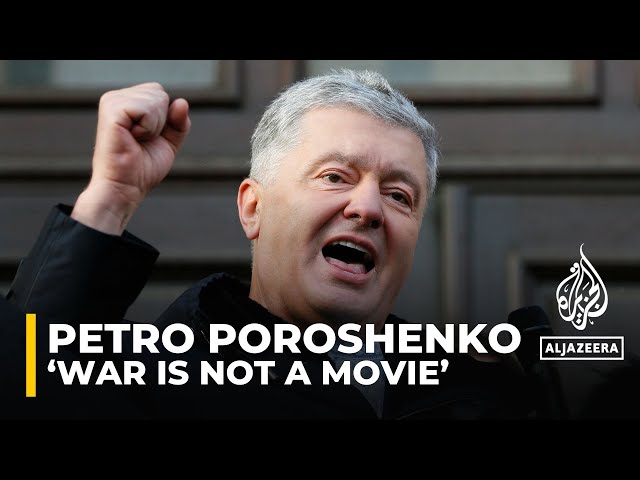 ‘War is not a movie,’ former Ukrainian leader says