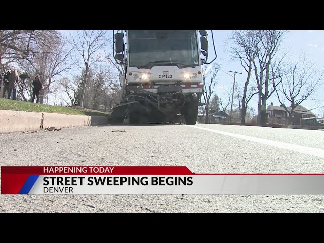 Street sweeping begins Tuesday