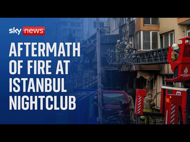 29 killed in fire at Istanbul nightclub during renovation work