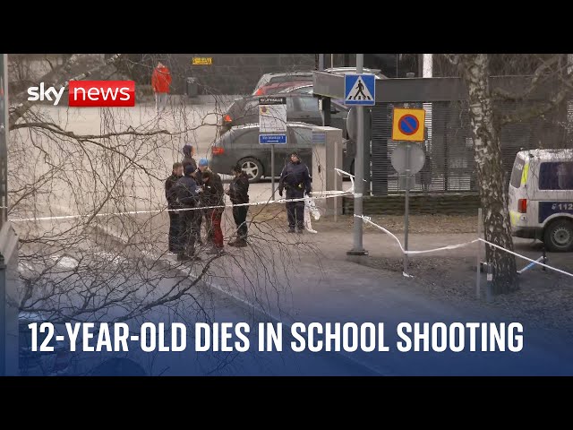 Twelve-year-old killed and two others severely injured in Finland school shooting