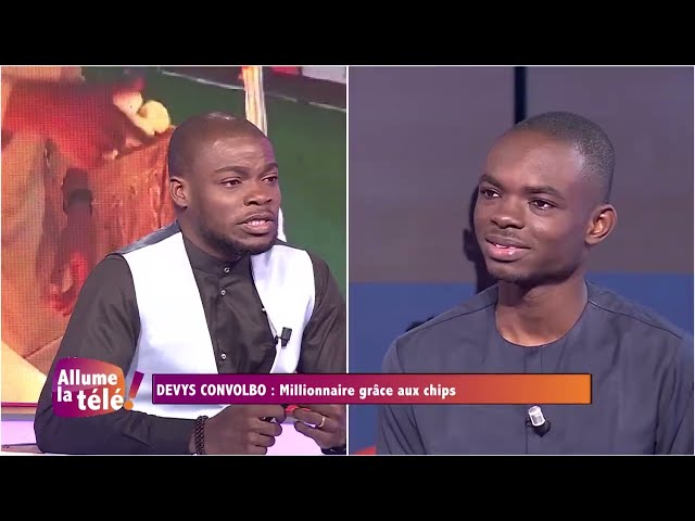 Junior Devys Convolbo, jeune entrepreneur ivoirien millionnaire dans la vente de chips au Sénégal.