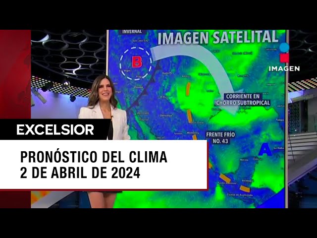 Clima para hoy 2 de abril de 2024