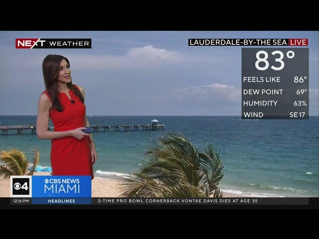 South Florida Weather for Tuesday 4/2/2024 12PM