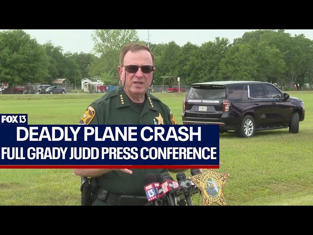 Florida plane crash kills pilot: Full Grady Judd Press conference