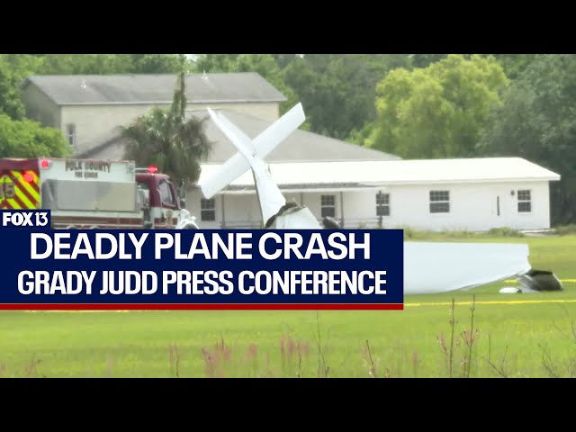 Grady Judd deadly plane crash press conference