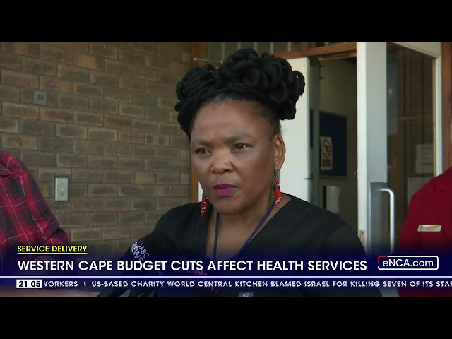 Western Cape budget cuts affect health services