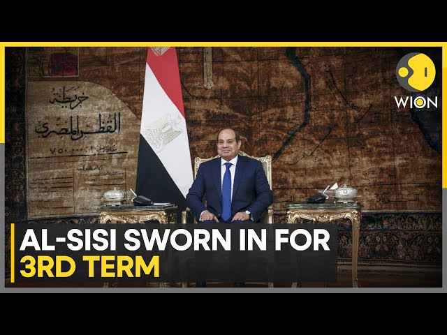 ⁣Egyptian President Al-Sisi sworn in for third term | WION News