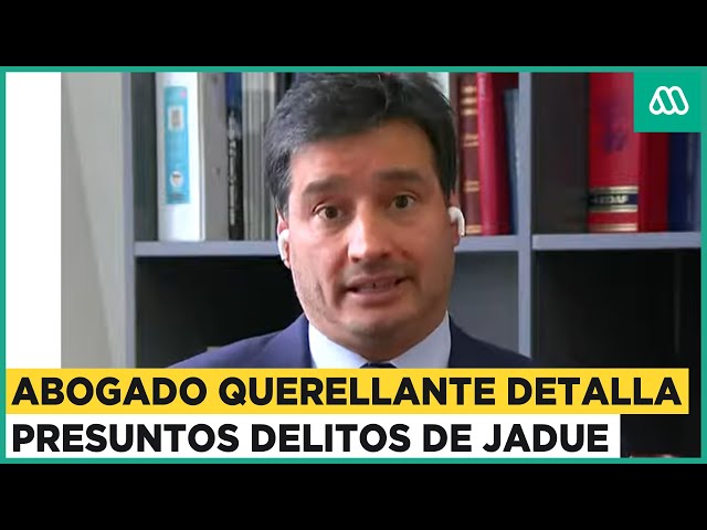 Abogado querellante explica los presuntos delitos del alcalde Daniel Jadue