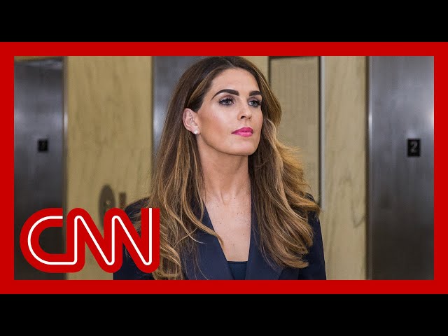 Legal analyst calls Hope Hicks' testimony a 'game changer.' Here's why