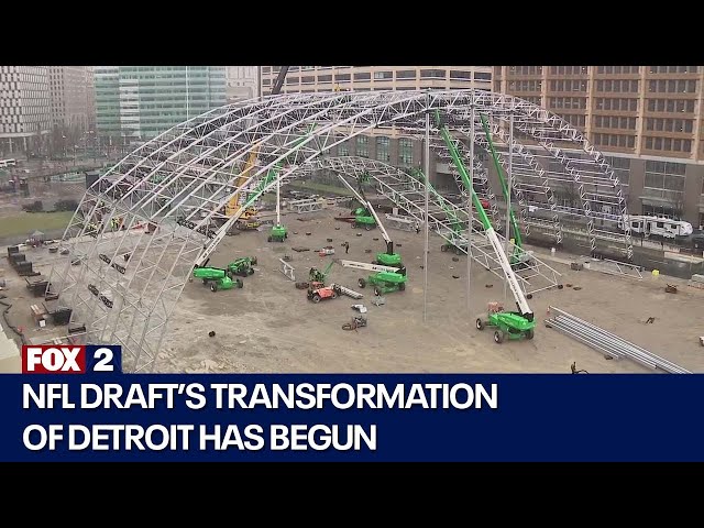 Detroit's transformation ahead of NFL Draft has begun