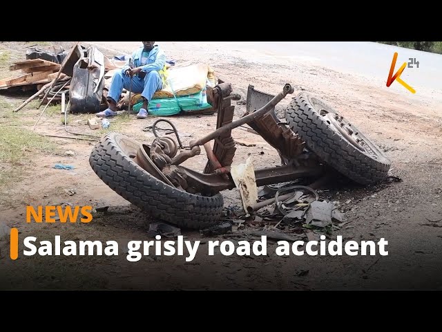 ⁣11 people confirmed dead in a grisly road accident at Salama area along the Nairobi-Mombasa highway