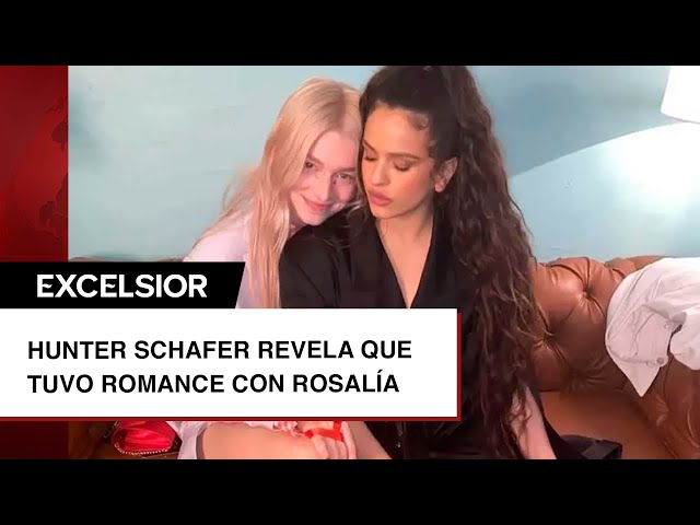 Actriz Hunter Schafer revela que tuvo romance con Rosalía