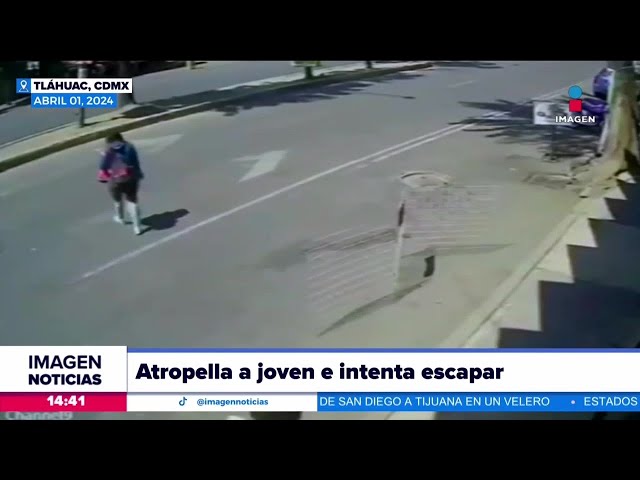 VIDEO: Camión de volteo atropella a joven | Noticias con Crystal Mendivil