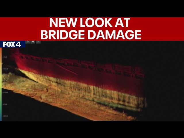 Baltimore bridge collapse: Sonar images show 'pancaked' wreckage