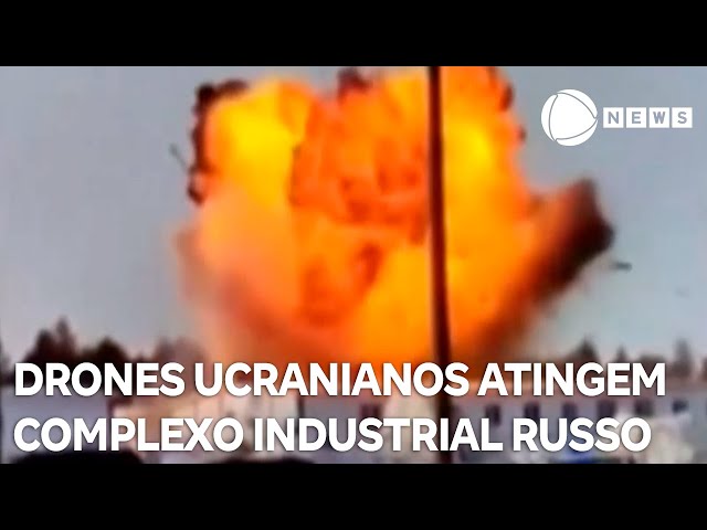 Drones ucranianos atingem complexo industrial na Rússia