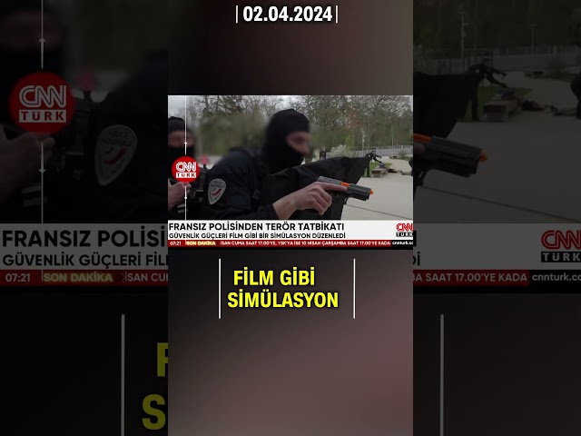 Fransız Polisinden 'Film Gibi' Terör Tatbikatı  | CNN TÜRK