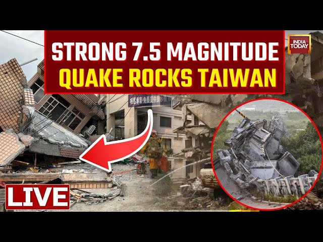 Taiwan Earthquake LIVE | 4 Dead As Big Earthquake Hits Taiwan, Strongest In 25 Years | India Today