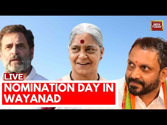 ⁣LIVE: Rahul Gandhi To File  Nomination From Wayanad | Lok Sabha Election 2024 | India Today LIVE