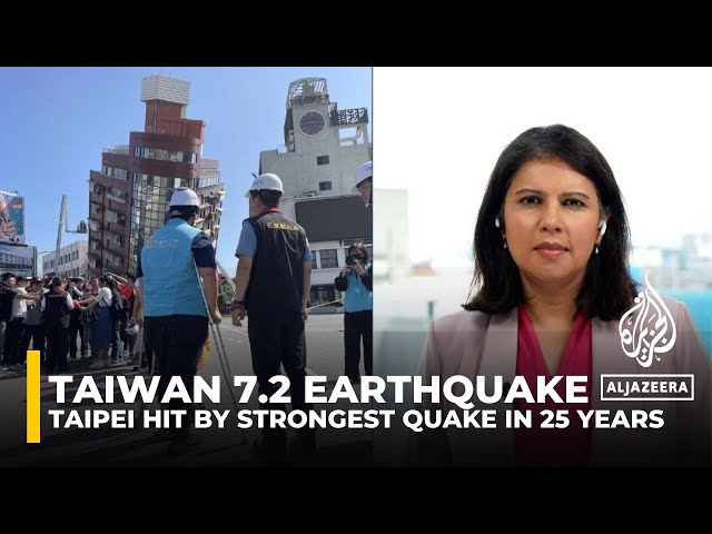 Taiwan 7.2 earthquake: Taipei hit by strongest quake in 25 years